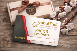 "Sabai Thai PACK x5 sessions de massatge (60min)"